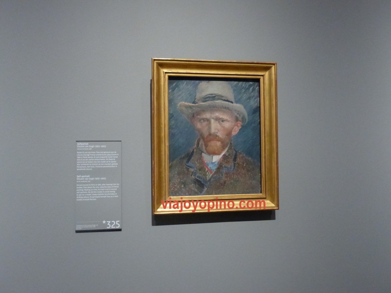 travelblog, travelphotography, museo, Vincent van Gogh, autoretrato,