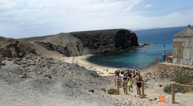 Playa Papagayo y Playa Mujeres en Lanzarote (Islas Canarias)